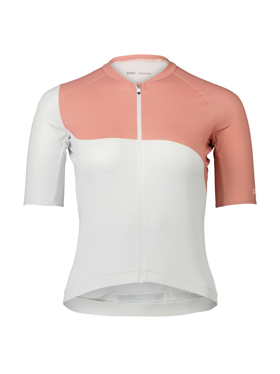 POC W's Essential Road Jersey Print, hydrogen white/rock salt - Bild 1