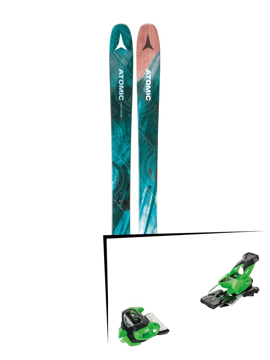Set: Atomic Backland FR 102 W 2018 + Tyrolia Attack² 13 GW green - Bild 1