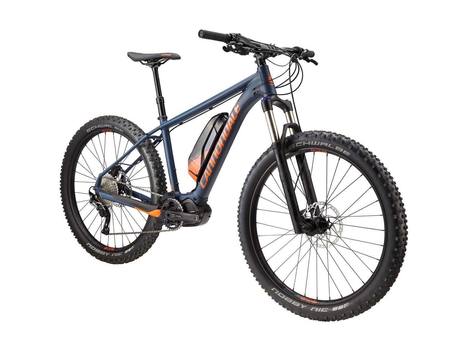 Cannondale Cujo Neo 1, matte slate blue w/ gloss hazard orange and jet black - SLT - Bild 2