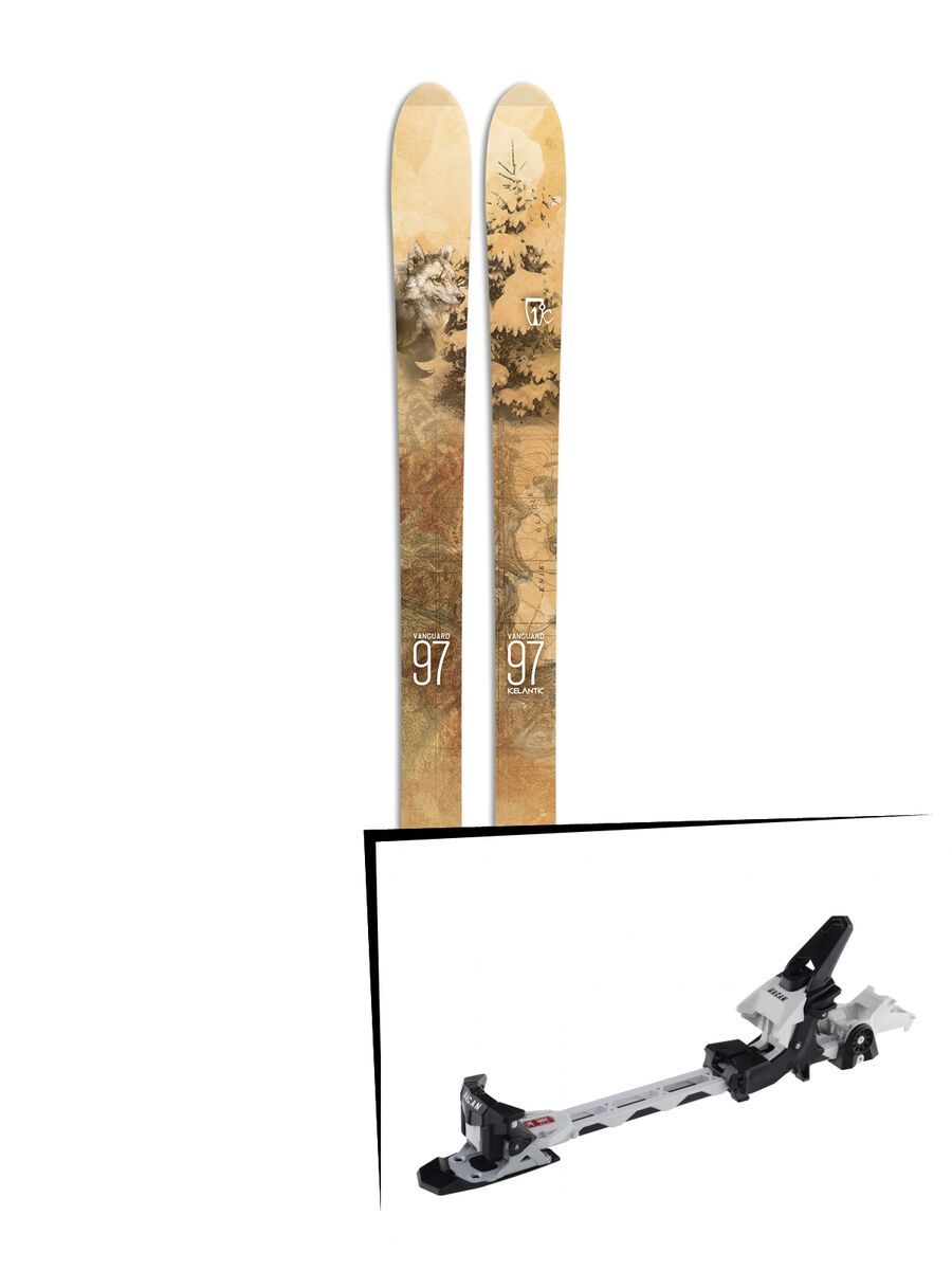 Set: Icelantic Vanguard 97 2017 + Hagan Z02 (1994610S) - Bild 1