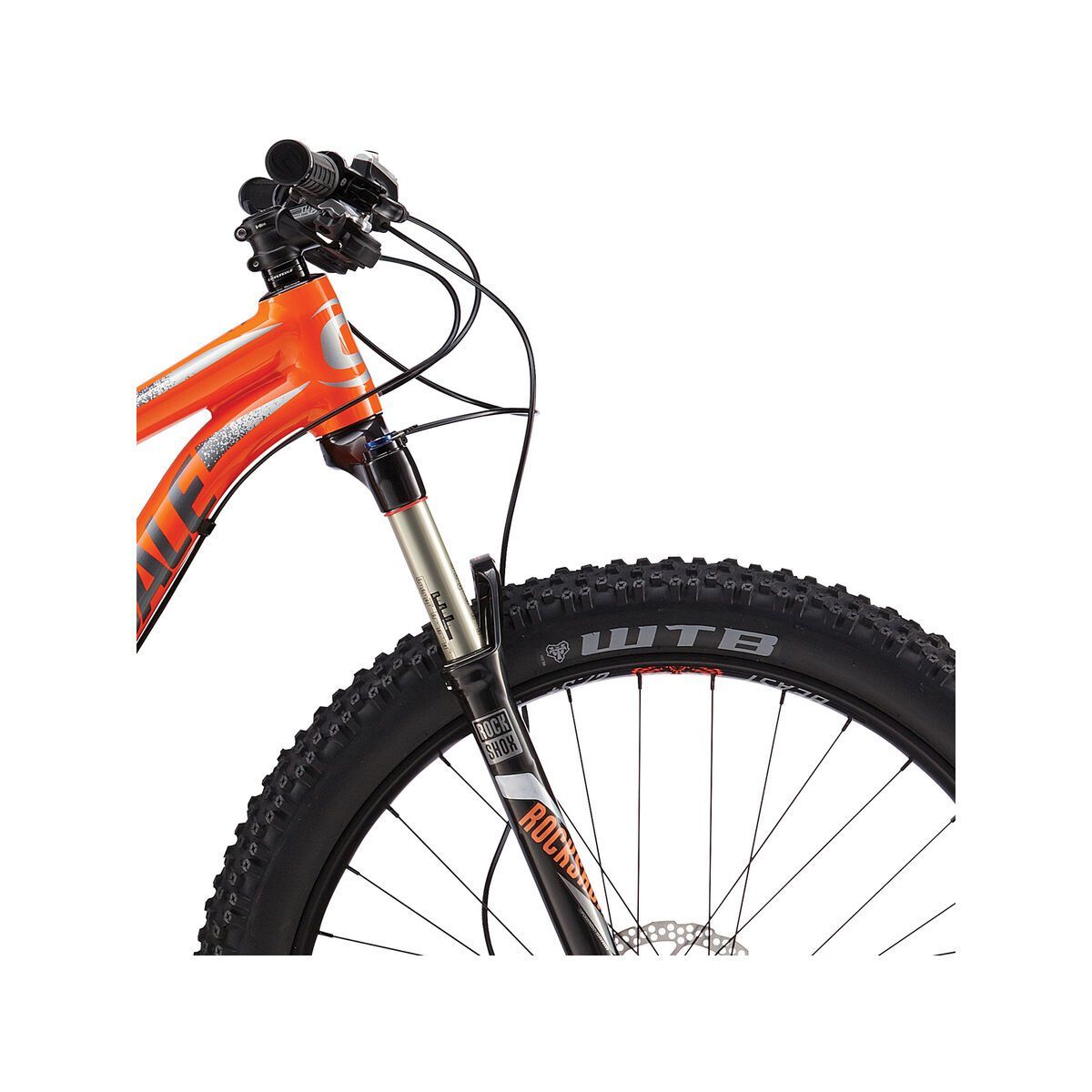 Cannondale Bad Habit 2, hazard orange w/ fine silver, charcoal grey, gloss - Bild 5