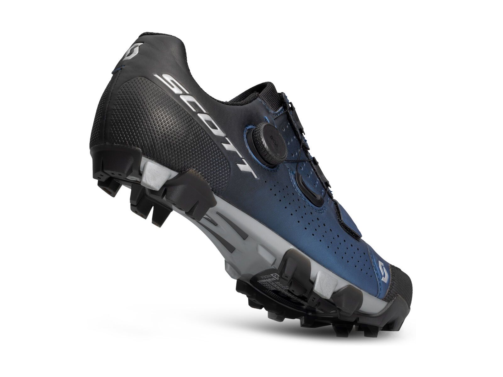 Scott MTB Team BOA Shoe, black fade/metallic blue - Bild 2