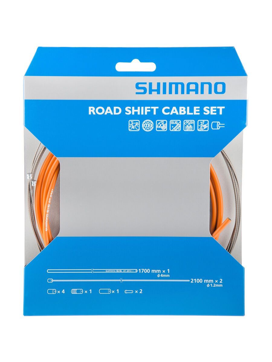 Shimano Road Sil-Tec beschichtet, orange | Bild 1