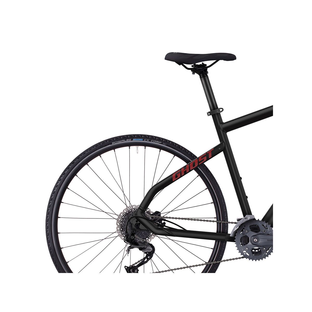 Ghost Square Cross 4, night black/neon red/urban grey - Bild 5