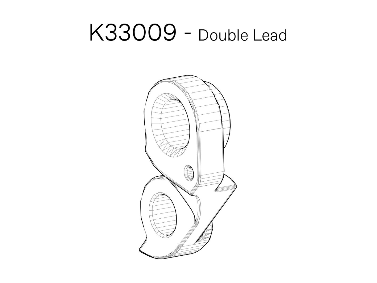 Cannondale Derailleur Hanger TA ST SS 070 - Double Lead (K33009), black - Bild 2