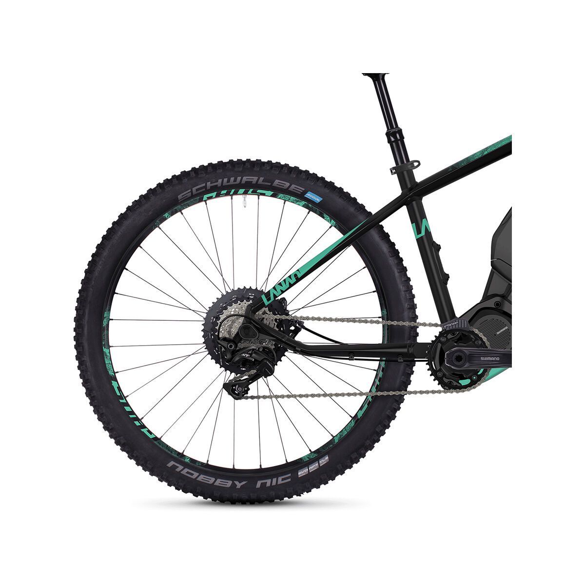 Ghost Hybride Lanao S4.7+ AL, night black/jade blue - Bild 4