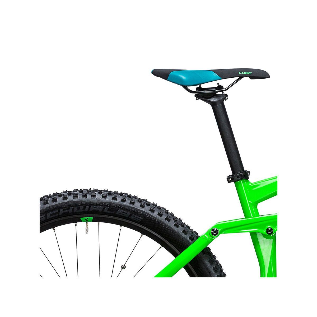 Cube Stereo Hybrid 140 HPA Pro 500 27.5, flashgreen´n´bermudablue - Bild 5