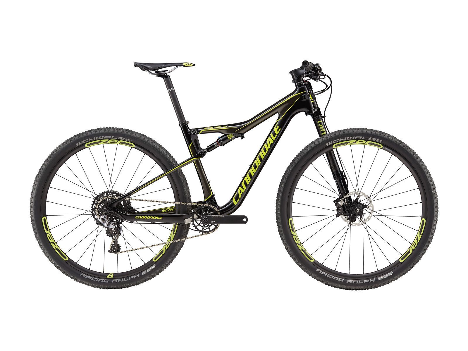 Cannondale Scalpel-Si Carbon 2 29, black/green - Bild 1
