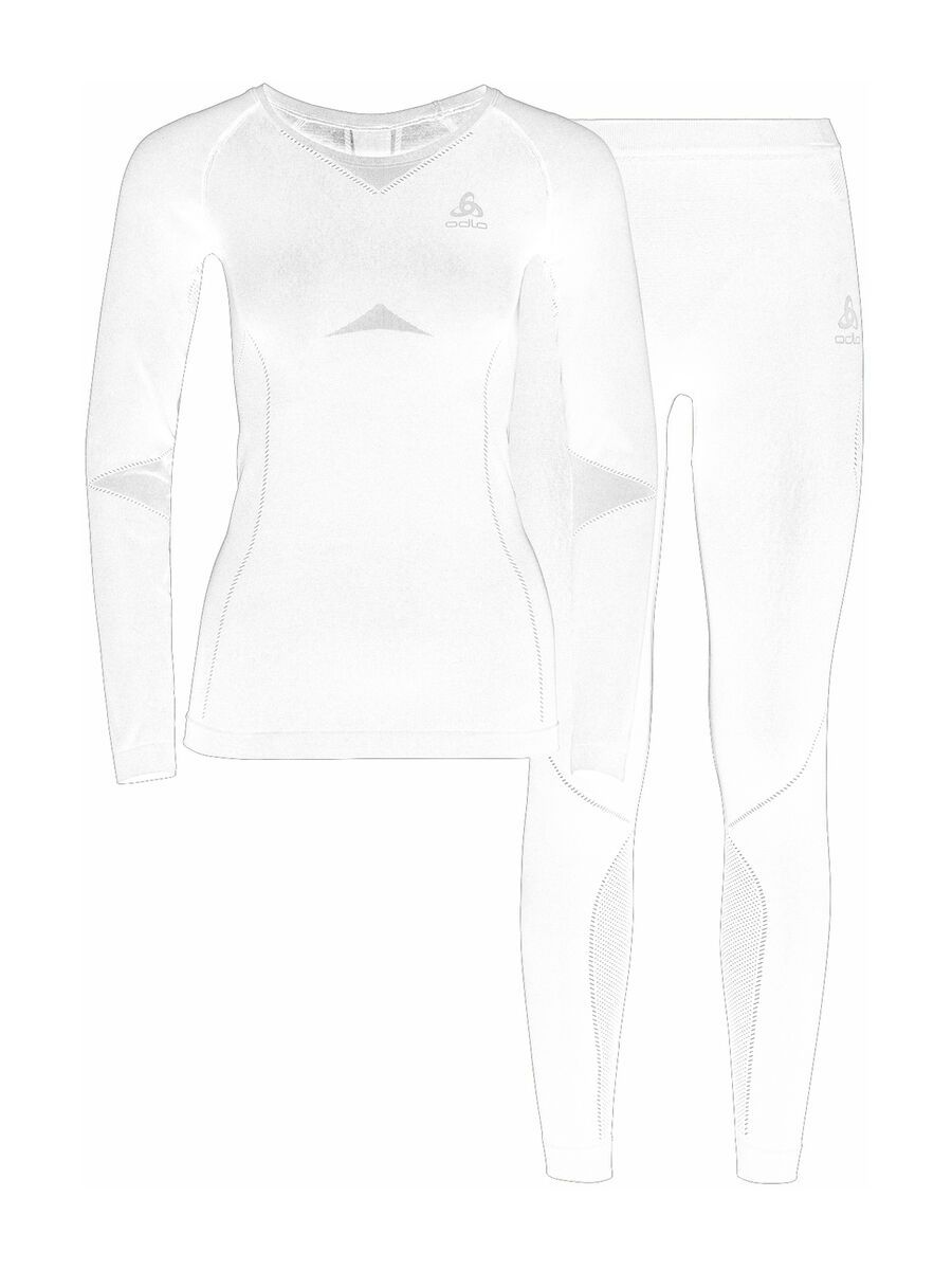 Odlo Set Long Performance Evolution Warm, white - Bild 1