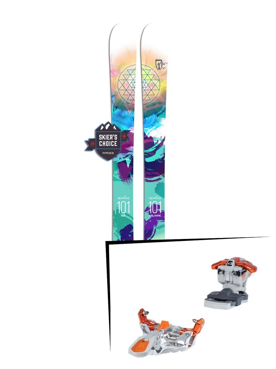 Set: Icelantic Maiden 101 2018 + G3 Ion LT 12 - Bild 1