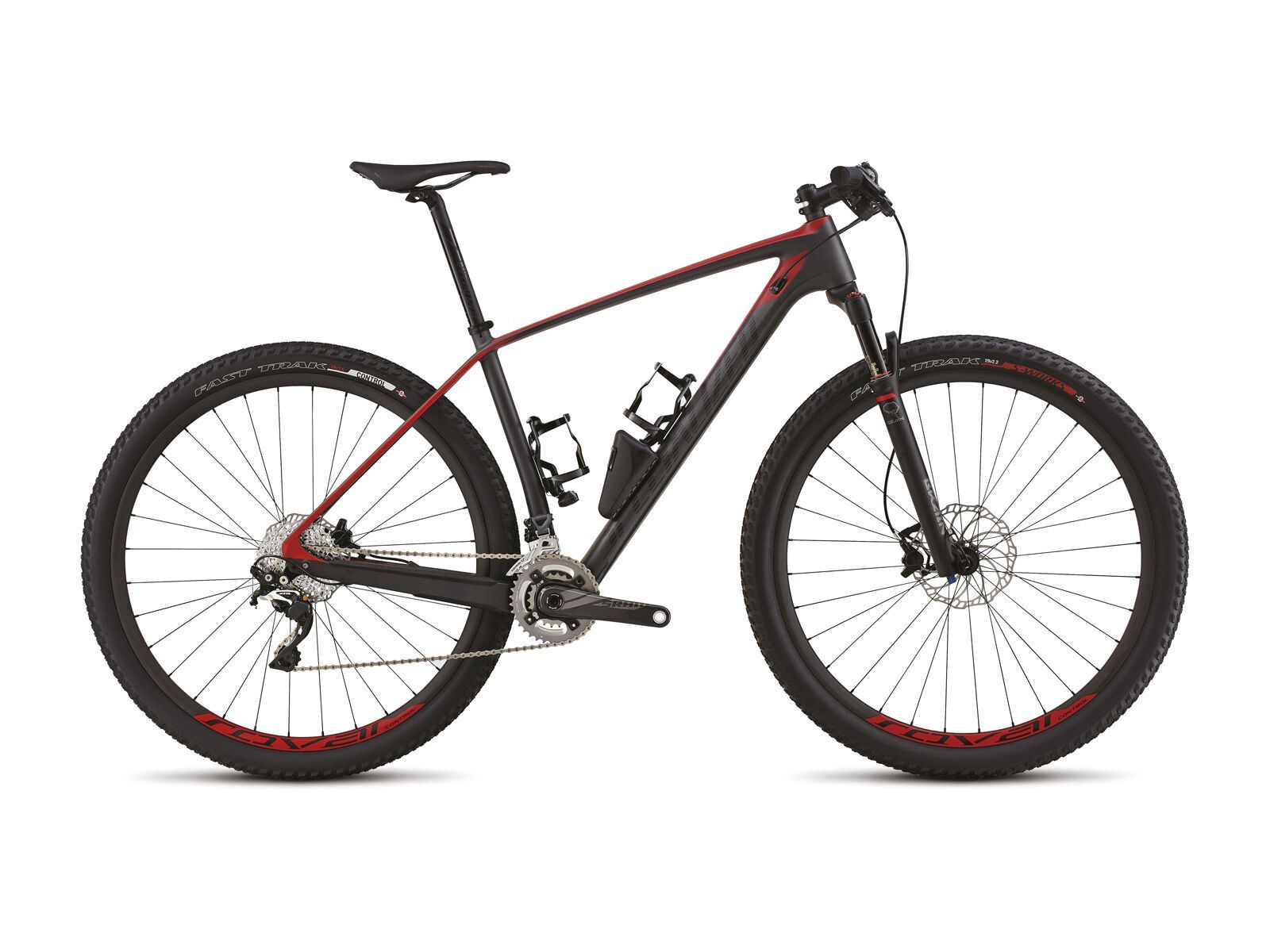 Specialized Stumpjumper HT Expert Carbon, Satin Charcoal Tint/Black/Red - Bild 1