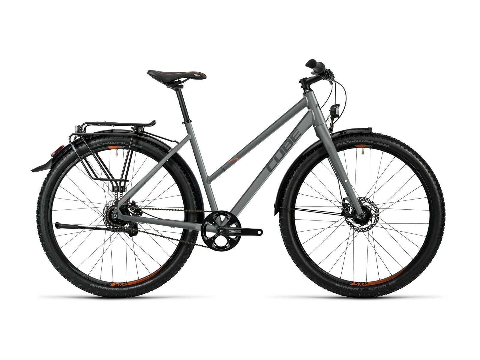 Cube Travel Pro Trapeze, grey black spicy orange - Bild 1