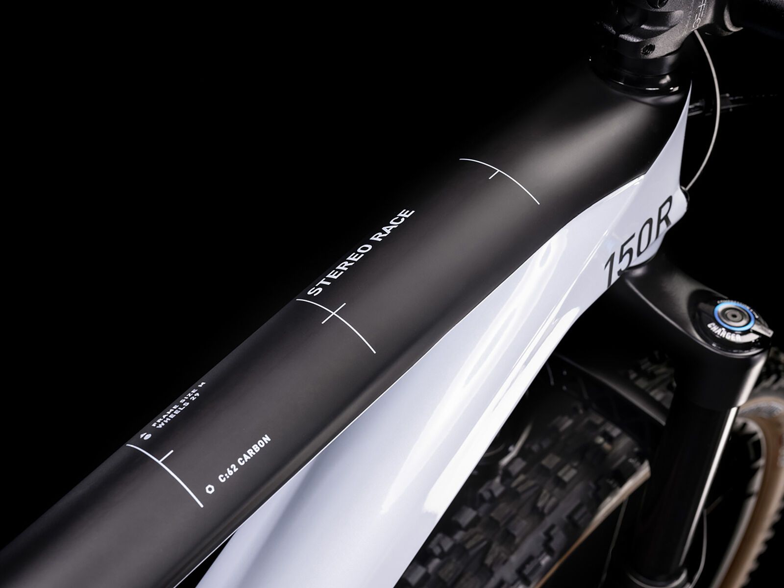 Cube Stereo 150 C:62 Race 29, flashwhite´n´carbon - Bild 2