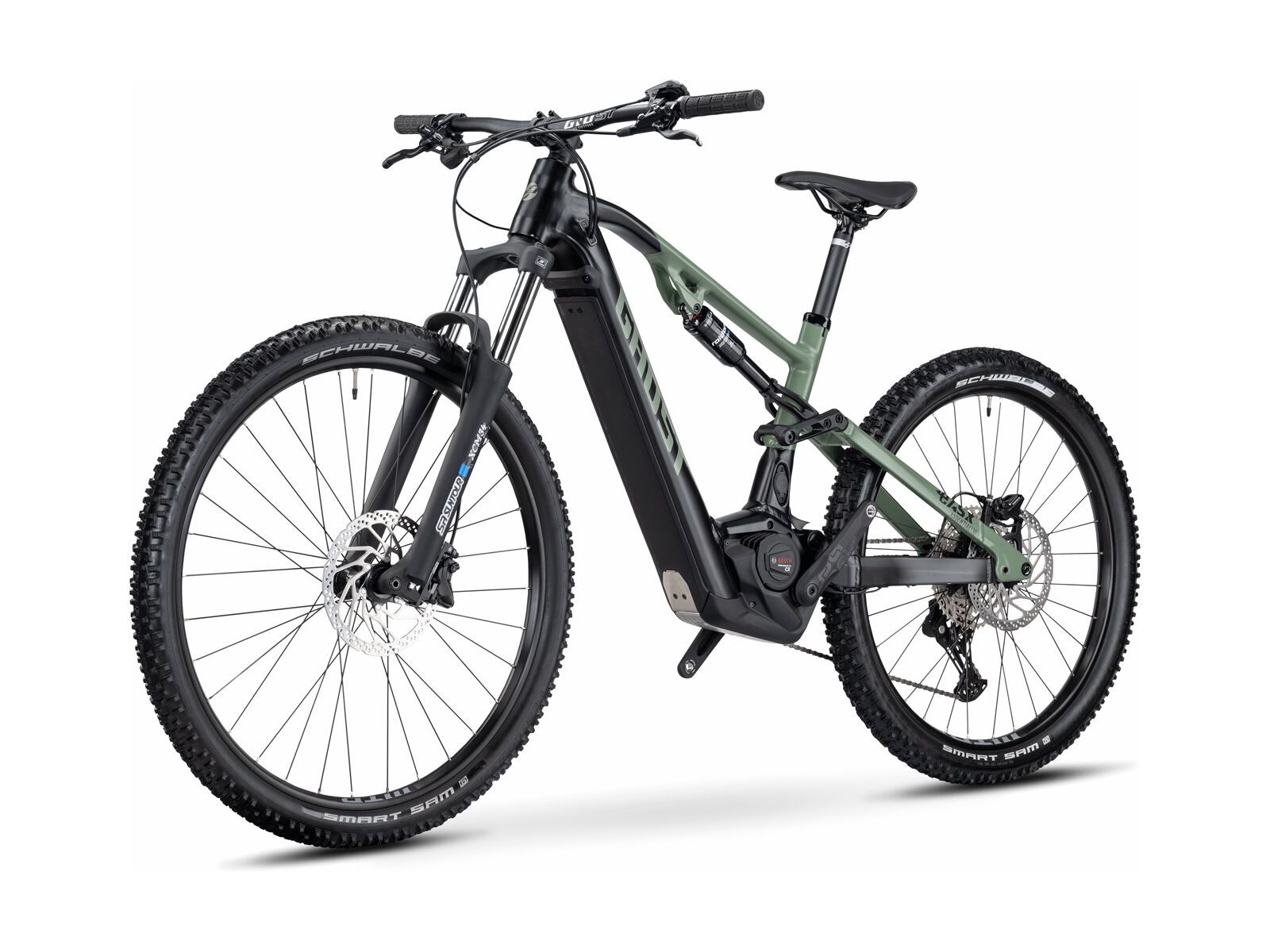 Ghost E-ASX 130 Essential AL, black/light kaki - matt - Bild 4