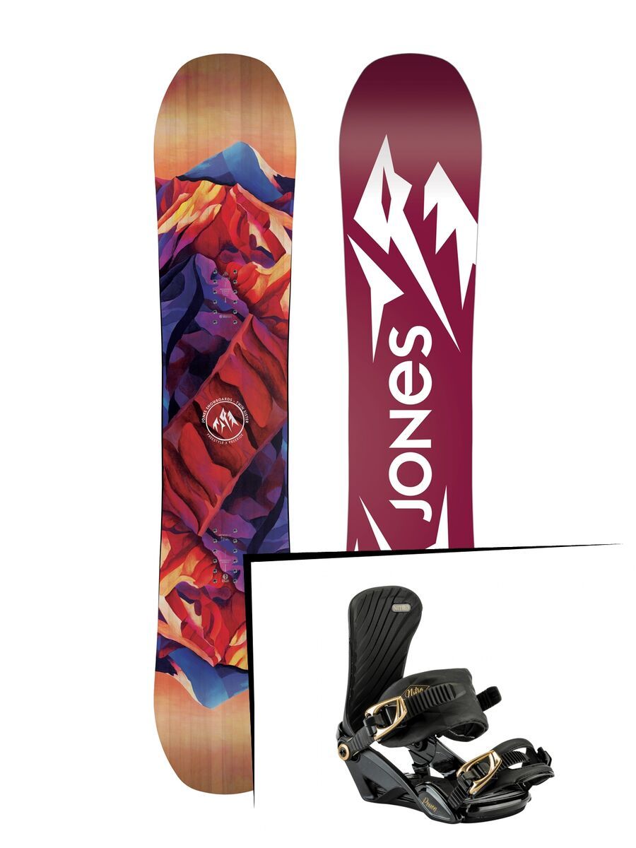 Set: Jones Twin Sister 2019 + Nitro Poison black silk - Bild 1