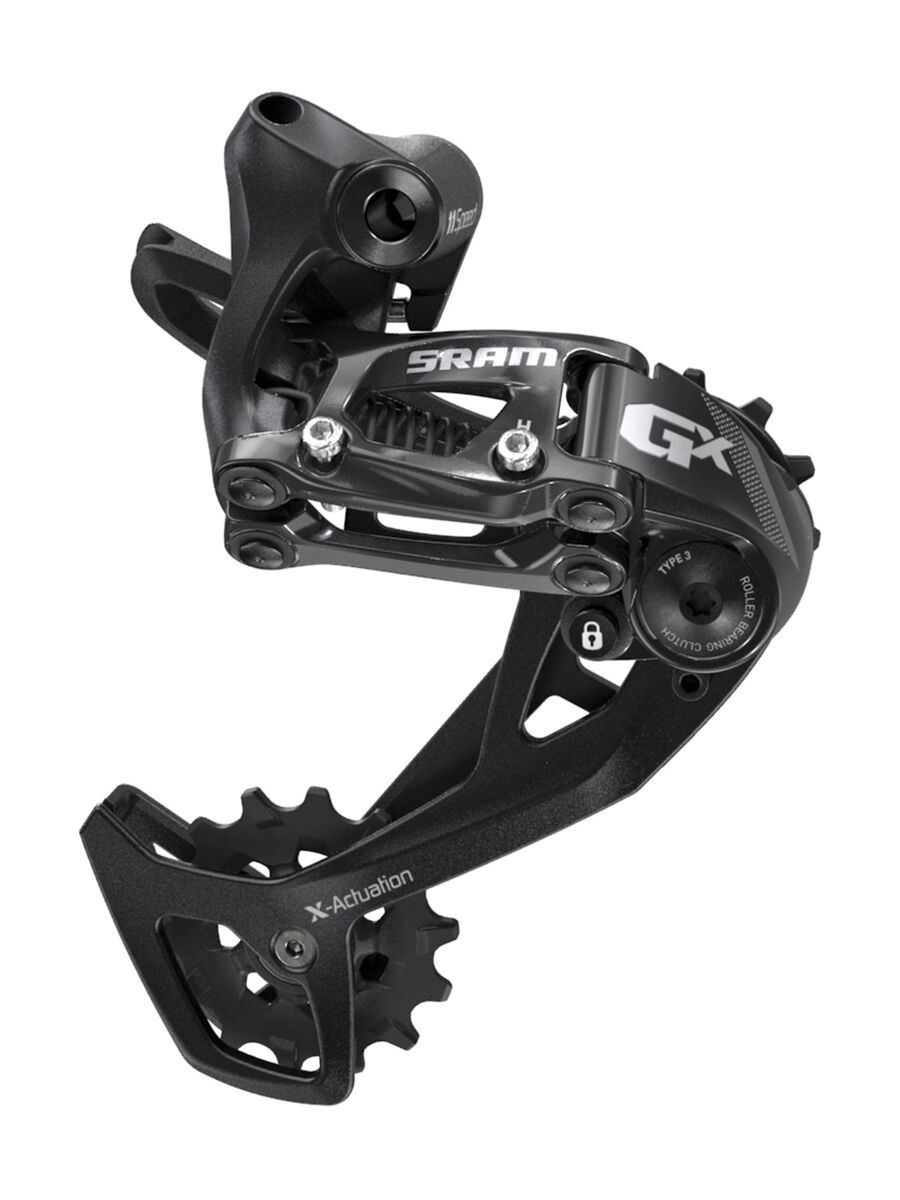 SRAM GX 2x11 Schaltwerk - mittellanger Käfig, schwarz - Bild 1