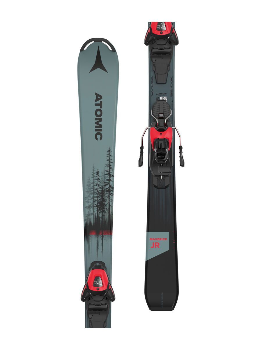 Atomic Maverick JR 130-150 + L 6 GW, metallic green/red - Bild 3