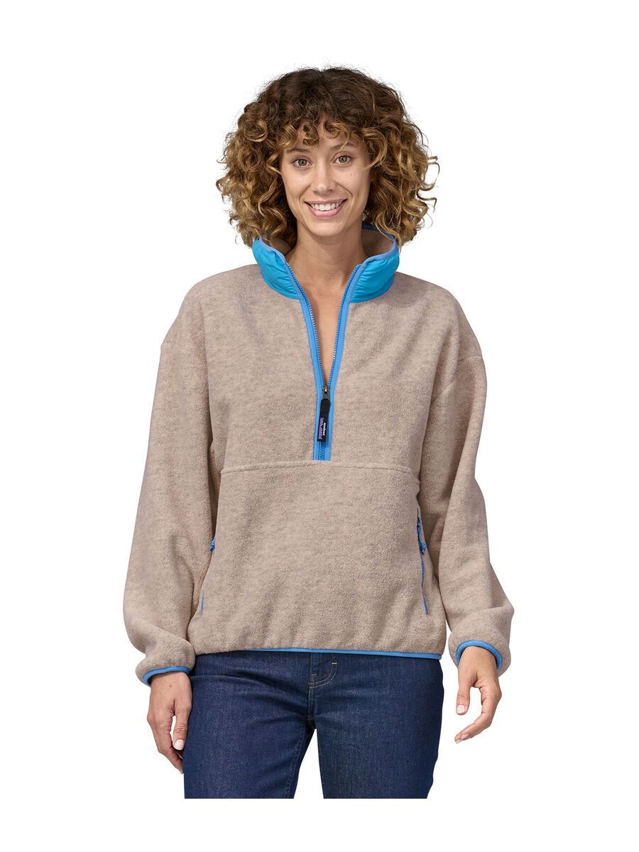 Patagonia Women's Synchilla Marsupial, oatmeal heather w/blue bird - Bild 2