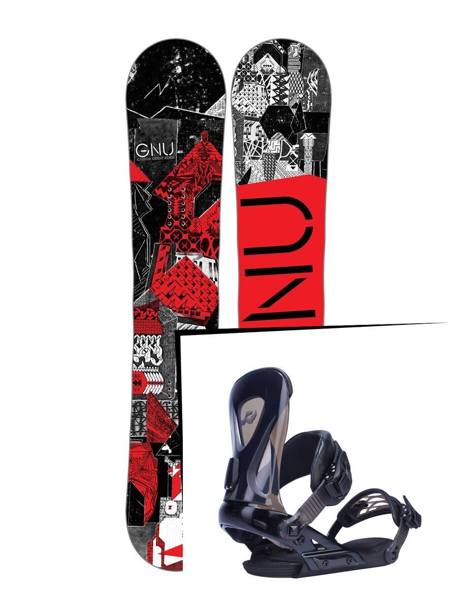 Set: Gnu Carbon Credit 2017 + Ride Revolt (1770162S) - Bild 1