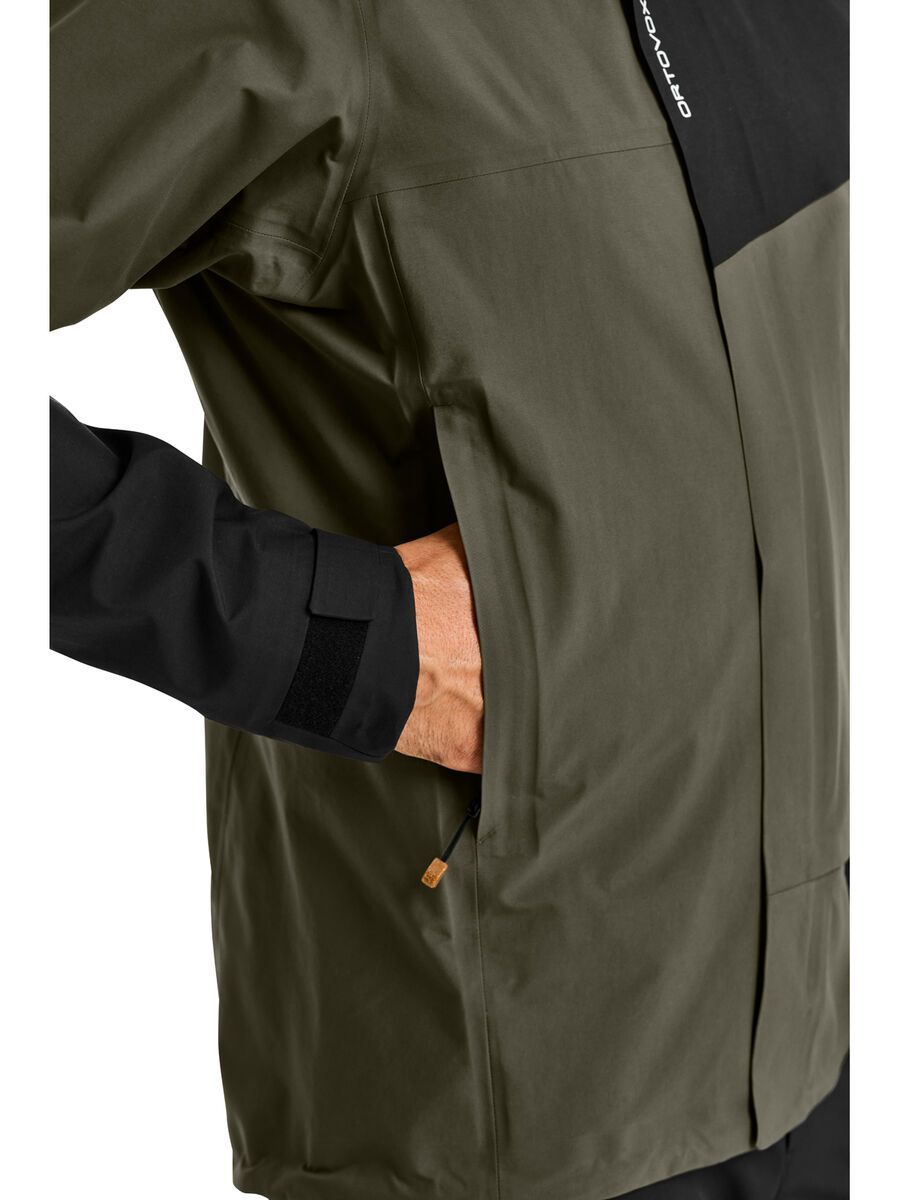 Ortovox Seceda 3L Jacket M, dark wild herbs - Bild 3