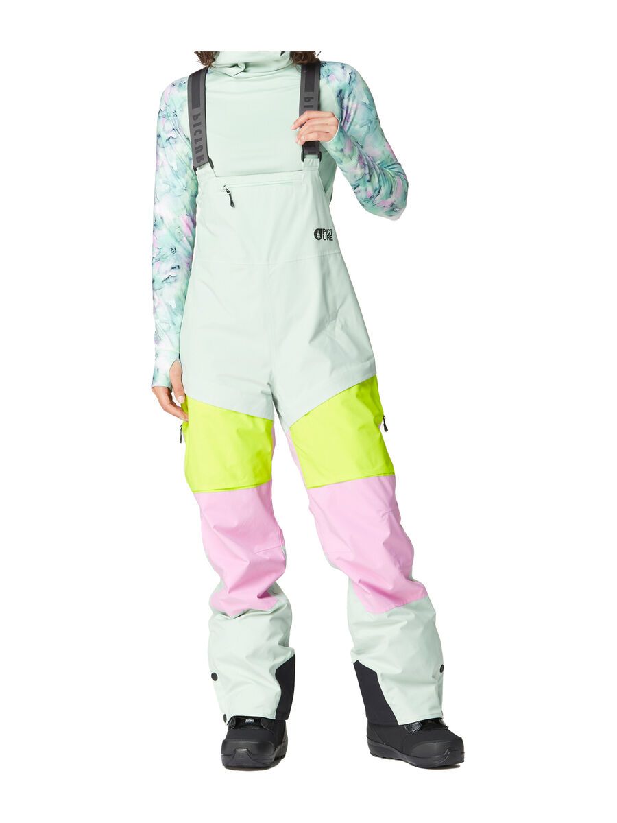 Picture Elwy Bib Pants, silt green orchid acid - Bild 1