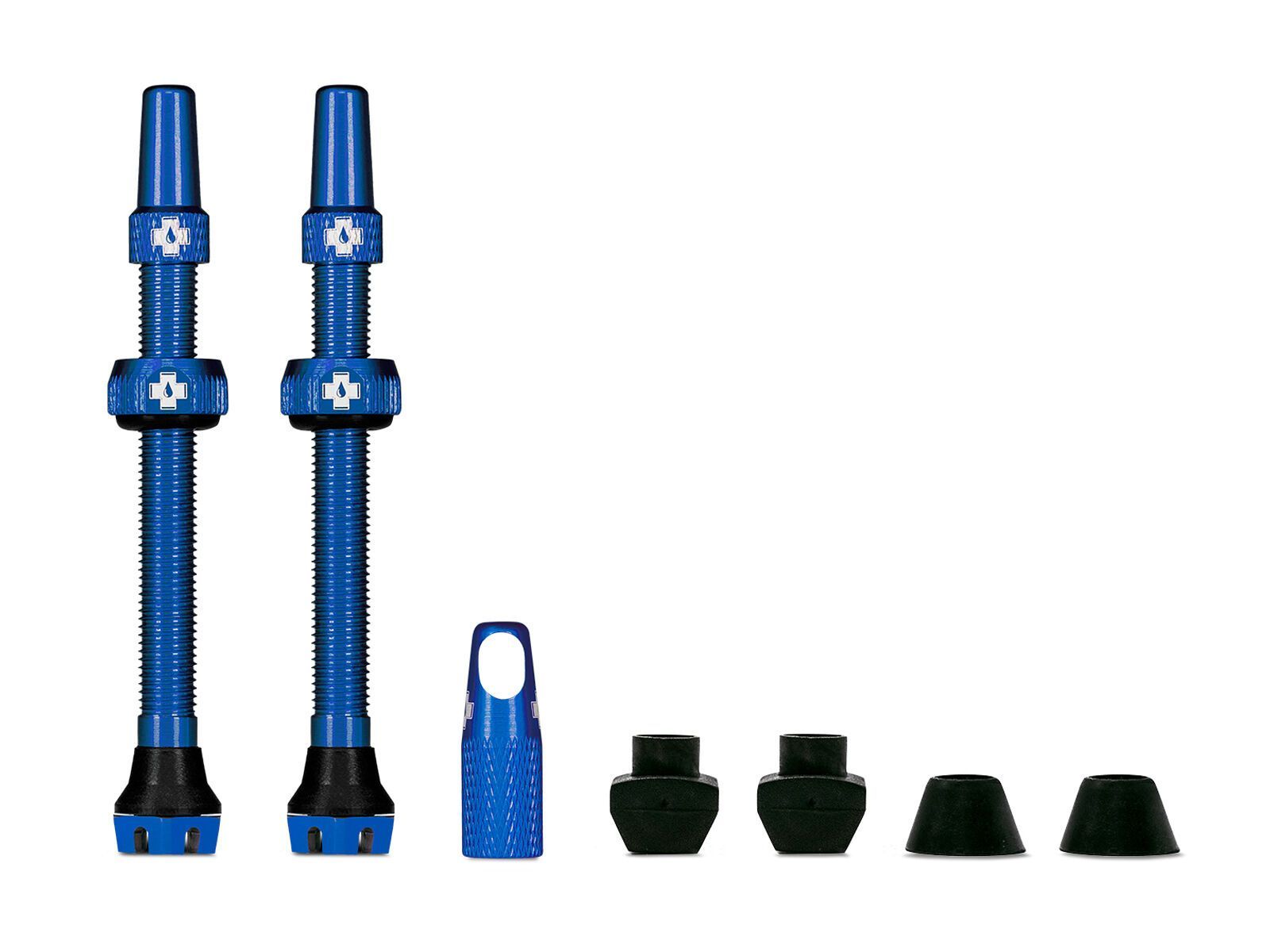 Muc-Off Tubeless Valves V2 - 44 mm blue MU-TIR-2051/21/44