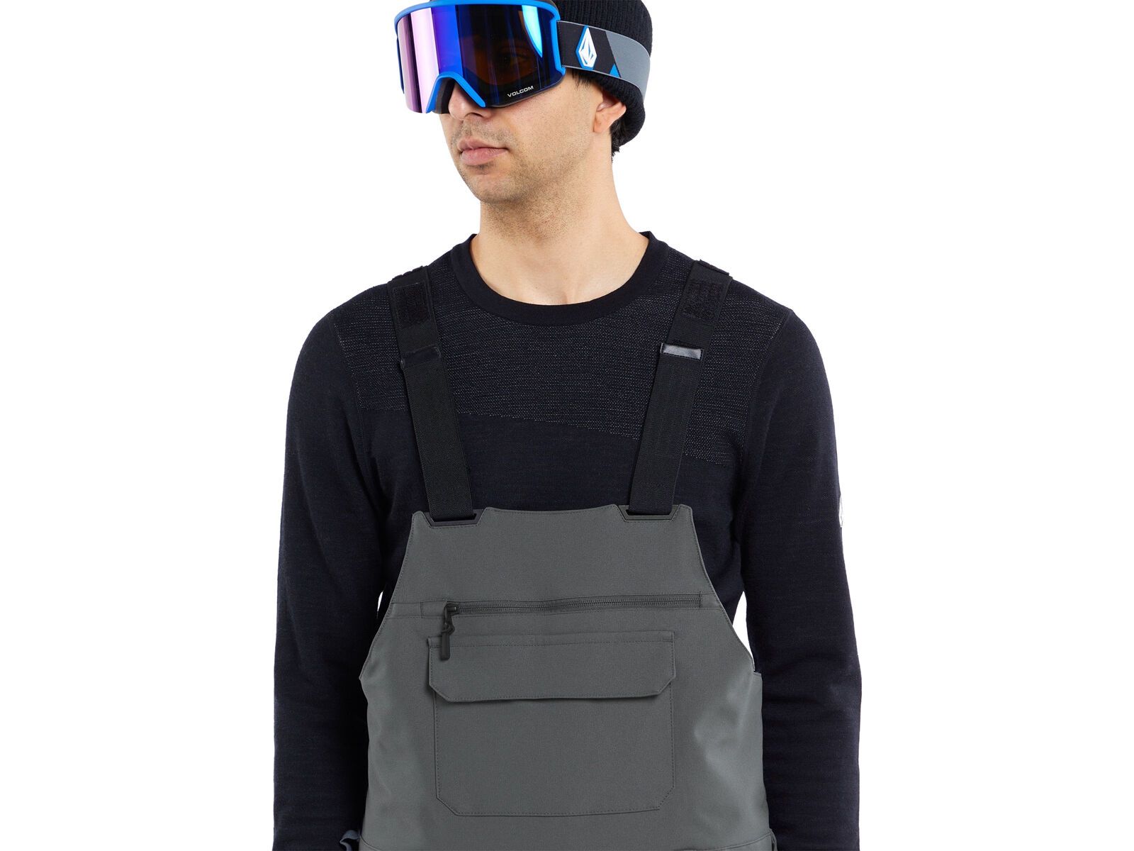 Volcom Roan Bib Overall, dark grey - Bild 4