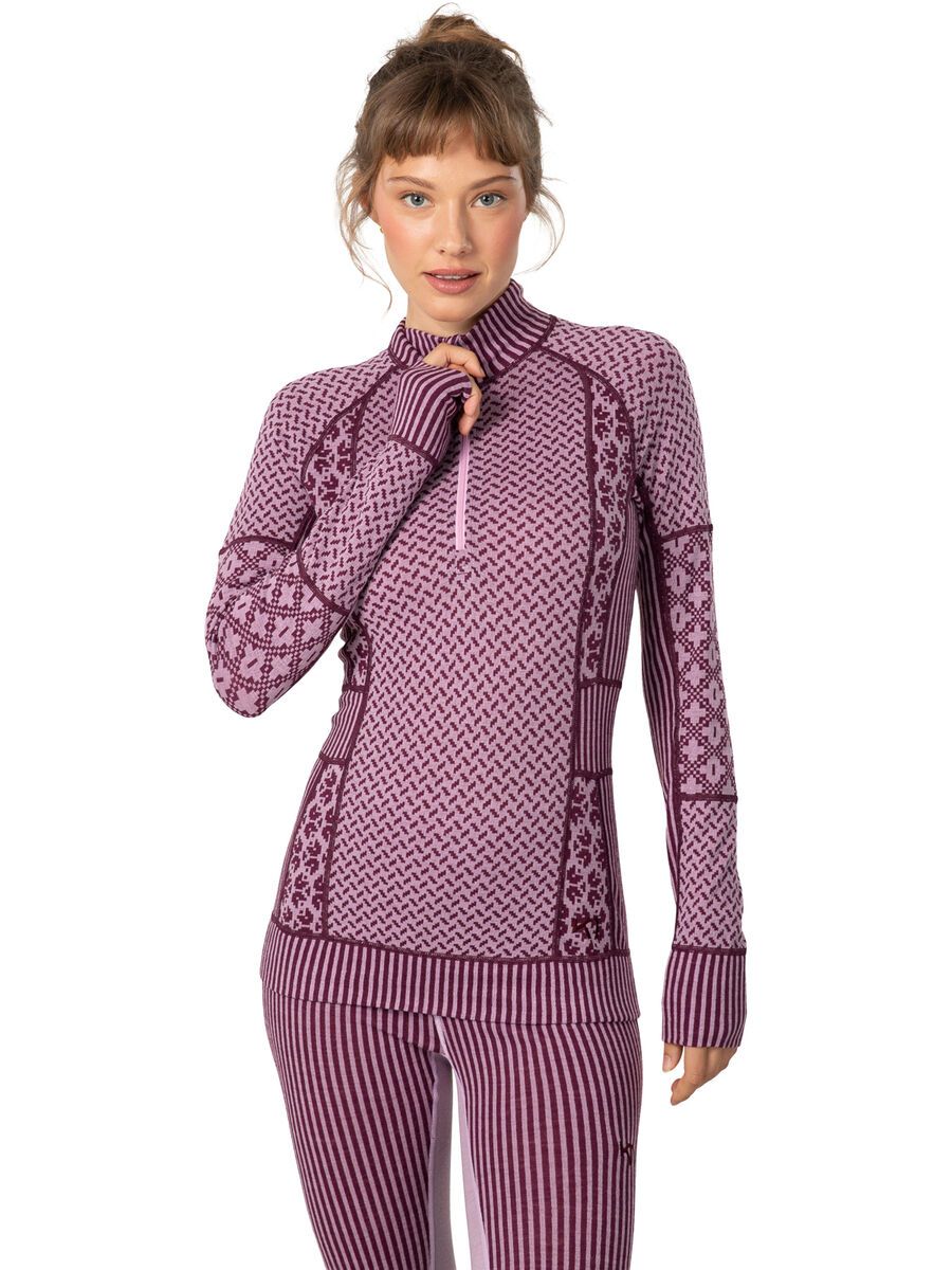 Kari Traa Smekker Half Zip Baselayer, lily - Bild 3