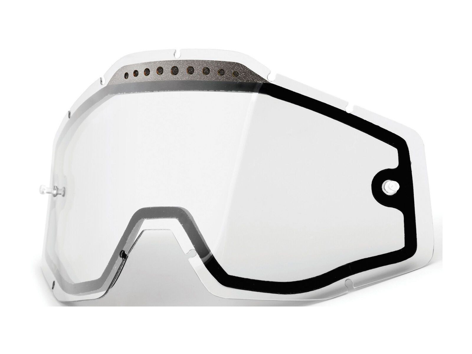 100% Racecraft/Accuri/Strata Vented Dual Replacement Lens, clear - Bild 1
