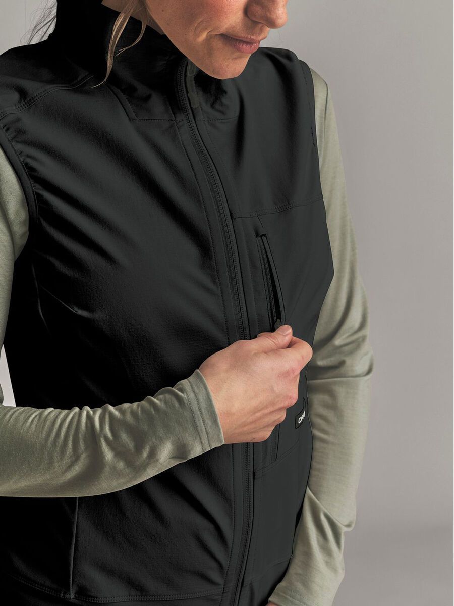 Ortovox Venet Softshell Vest W, black raven - Bild 6