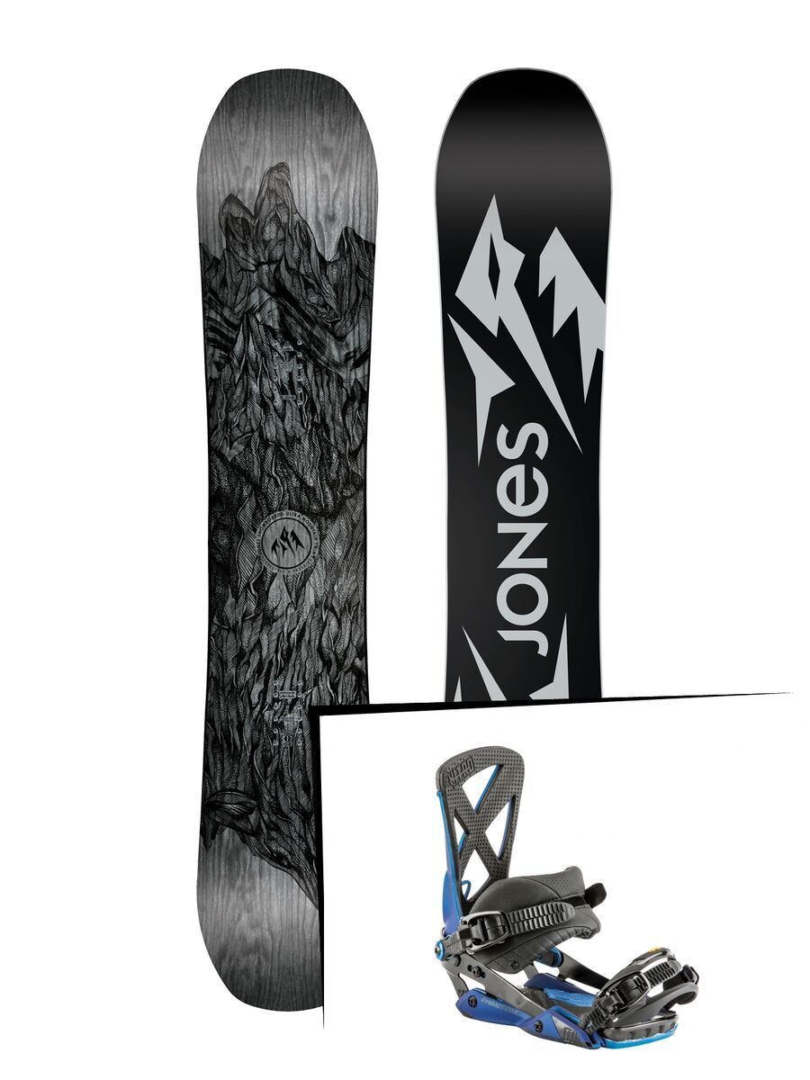 Set: Jones Ultra Mountain Twin 2019 + Nitro Phantom blue rover - Bild 1