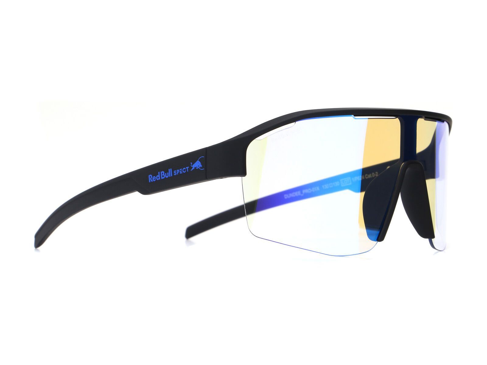 Red Bull Spect Eyewear Dundee Pro, Photochromic-Blue Mirror / soft touch black - Bild 1