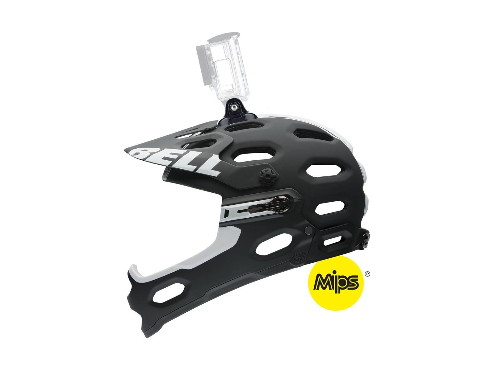 Bell Super 2R MIPS, matte black/white viper - Bild 2