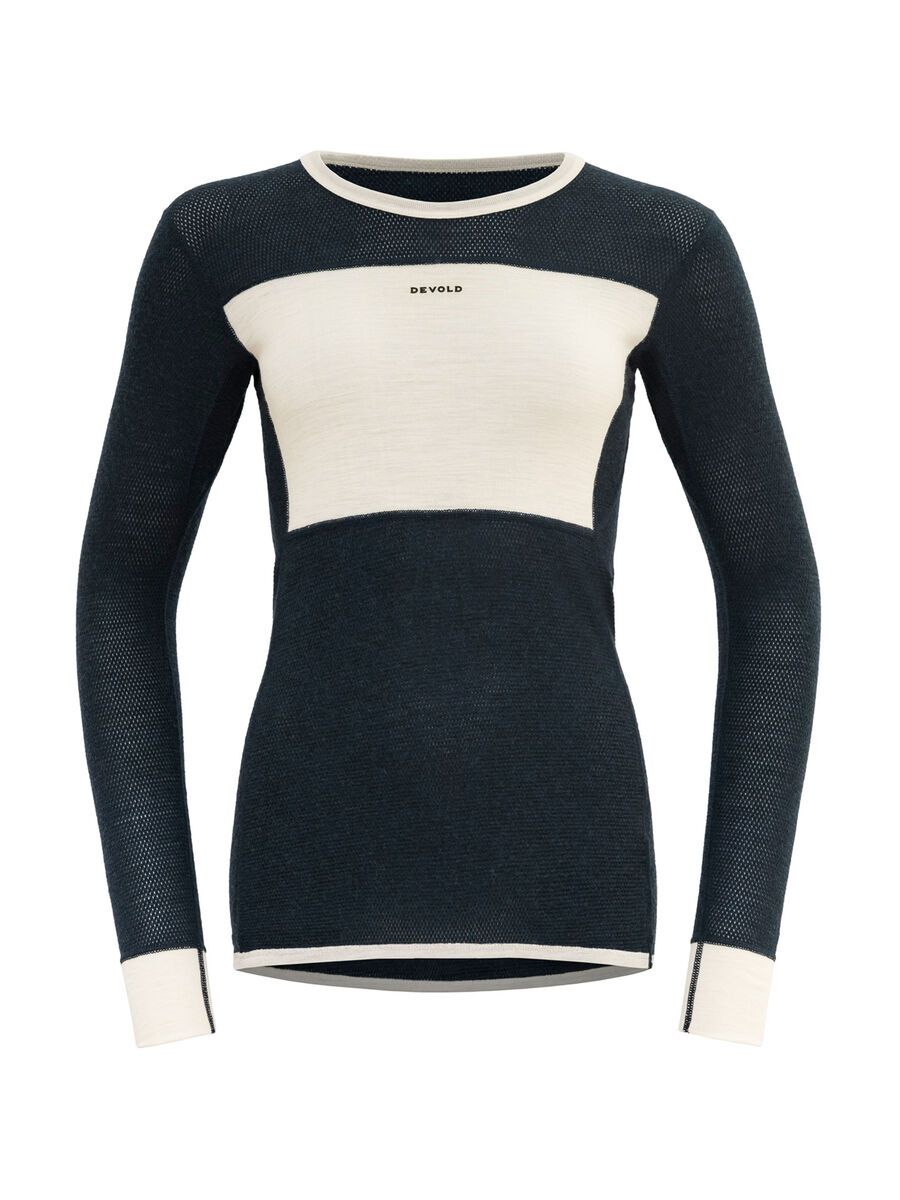 Devold Wool Mesh 190 Shirt Wmn, ink/offwhite - Bild 1