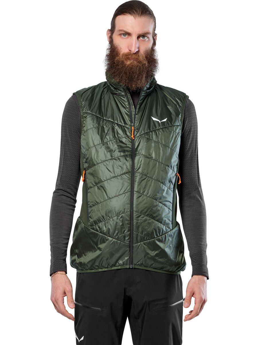Salewa Ortles Hybrid TirolWool Responsive Weste Herren, dark olive - Bild 3