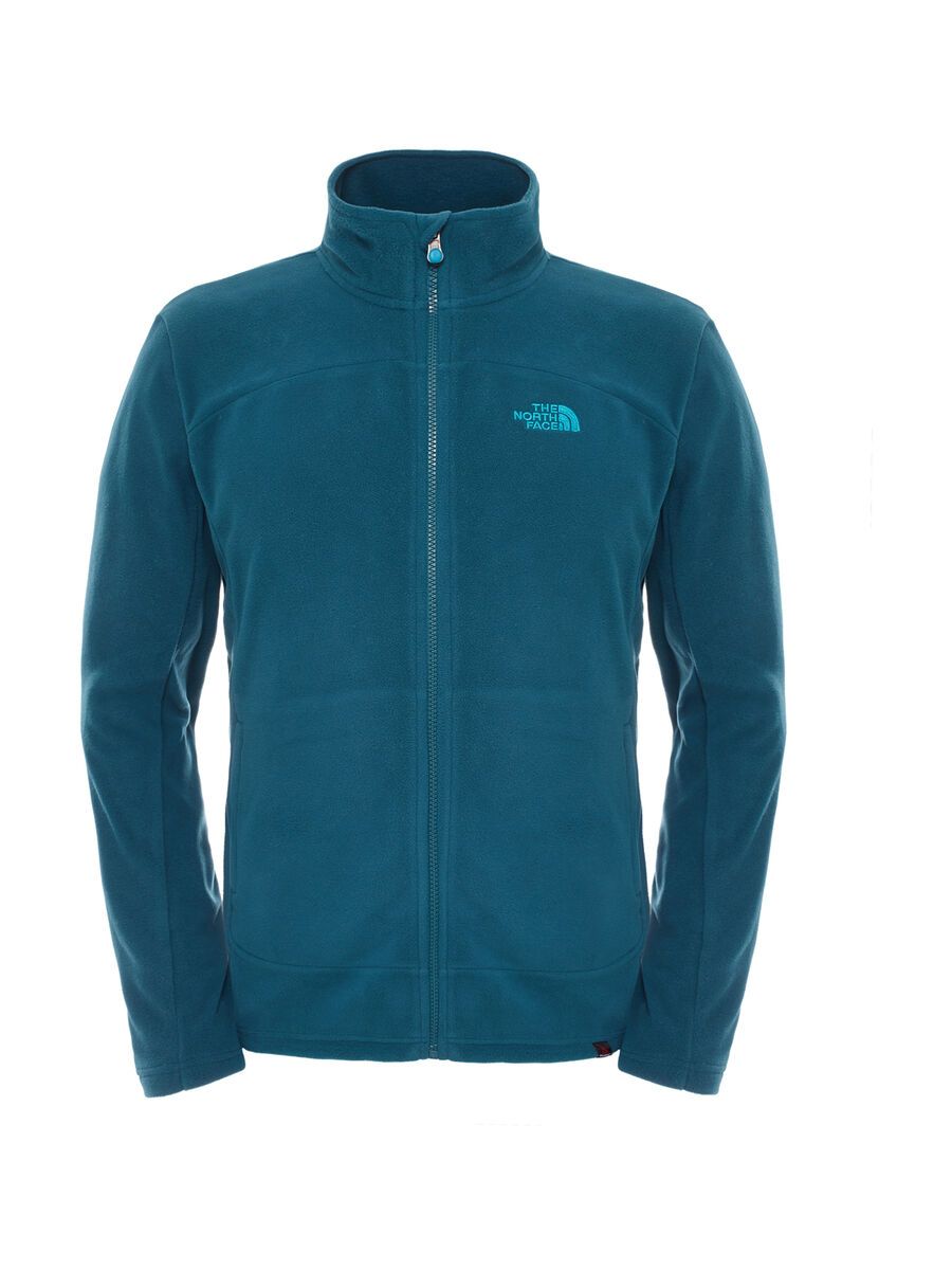 The North Face Mens 100 Glacier Full Zip, depth green - Bild 1