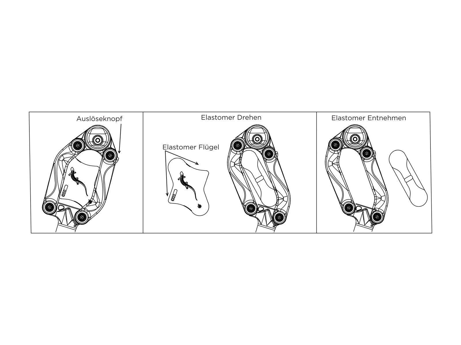 Cane Creek Thudbuster G4 LT Elastomer - Extra Hart, black - Bild 2