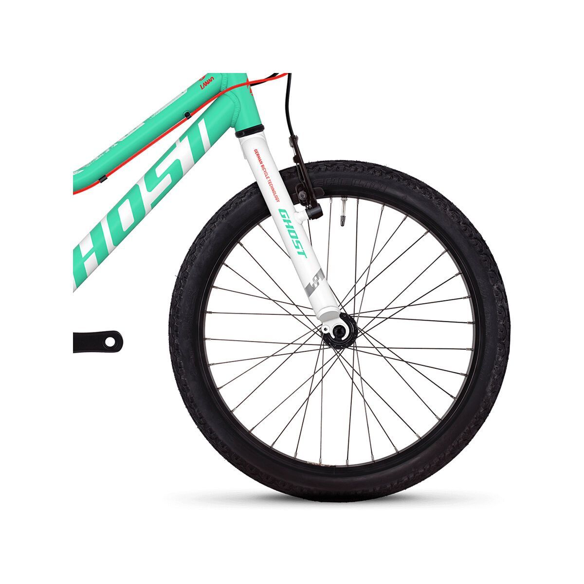 Ghost Lanao R1.0 AL, jade blue/star white/neon red - Bild 2