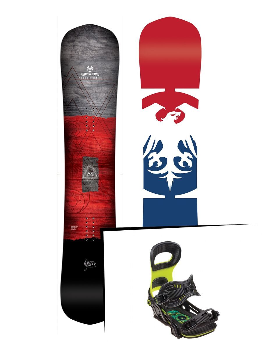 Set: Never Summer Shaper Twin 2019 + Bent Metal Transfer (2260307S) - Bild 1