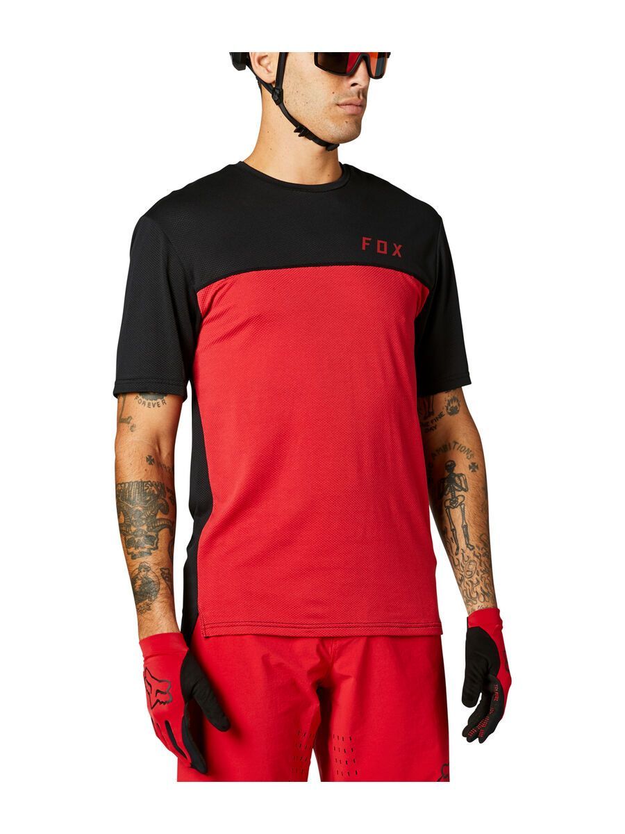Fox Flexair Delta SS Jersey, chili - Bild 1