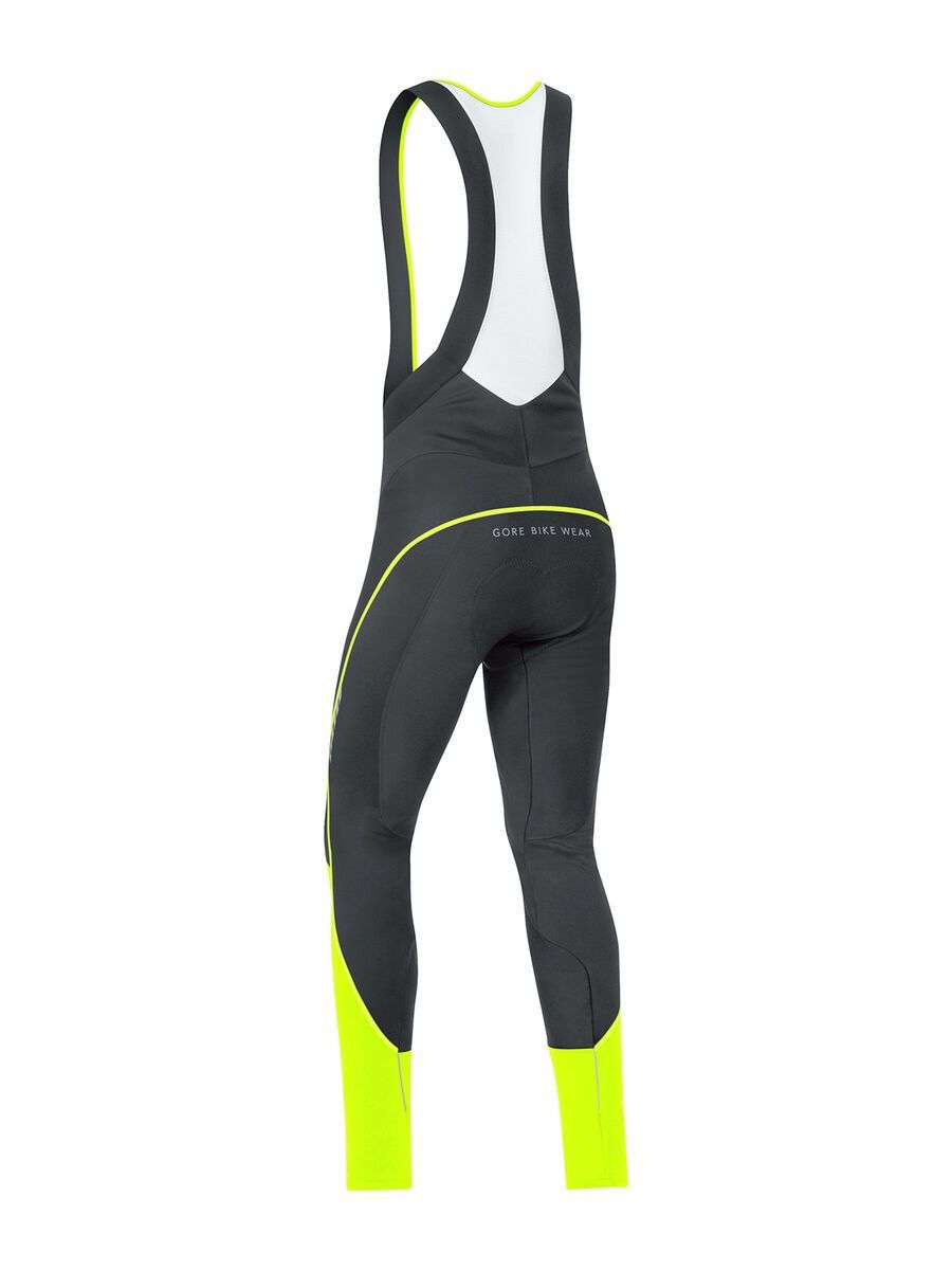 Gore Bike Wear Oxygen Windstopper SO Trägerhose+, black neon yellow - Bild 2