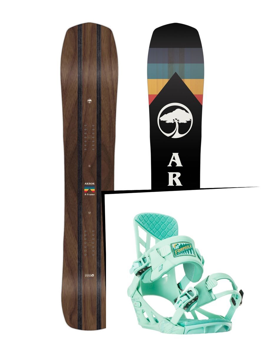 Set: Arbor A-Frame 2019 + K2 Formula green - Bild 1