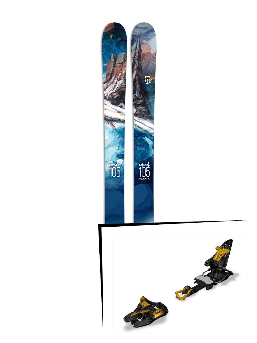 Set: Icelantic Nomad 105 2017 + Marker Kingpin 13 (1289303) - Bild 1