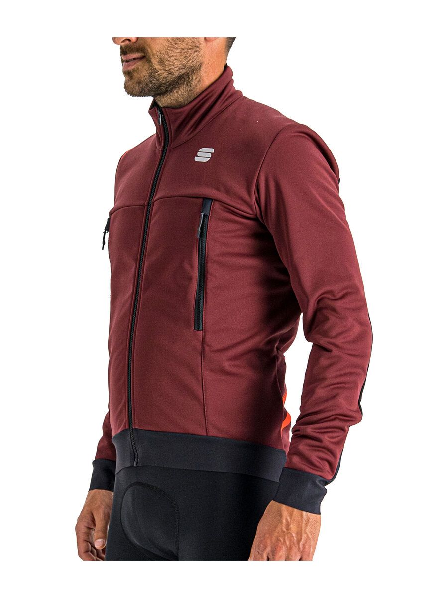 Sportful Fiandre Warm Jacket, red wine - Bild 3