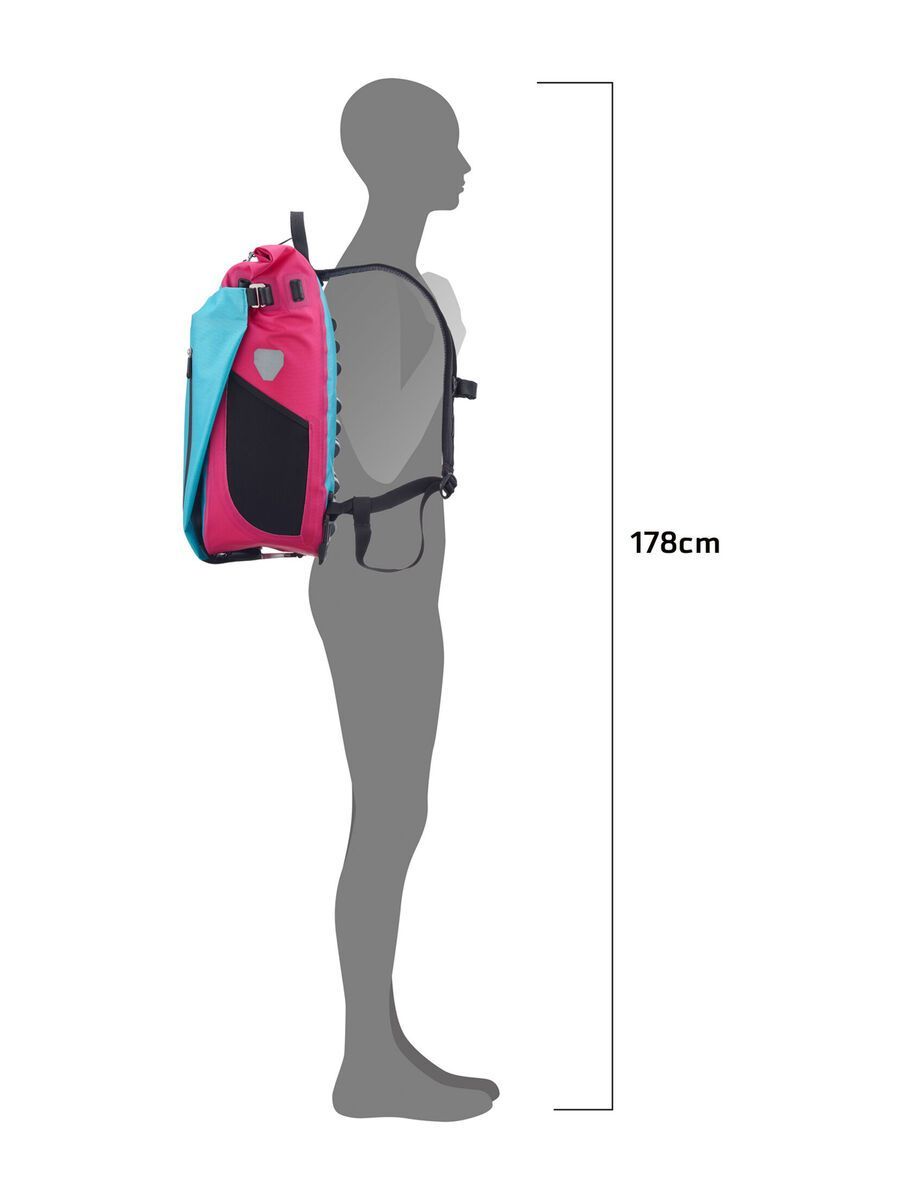 ORTLIEB Vario Cyber 26 L, blue/pink - Bild 12