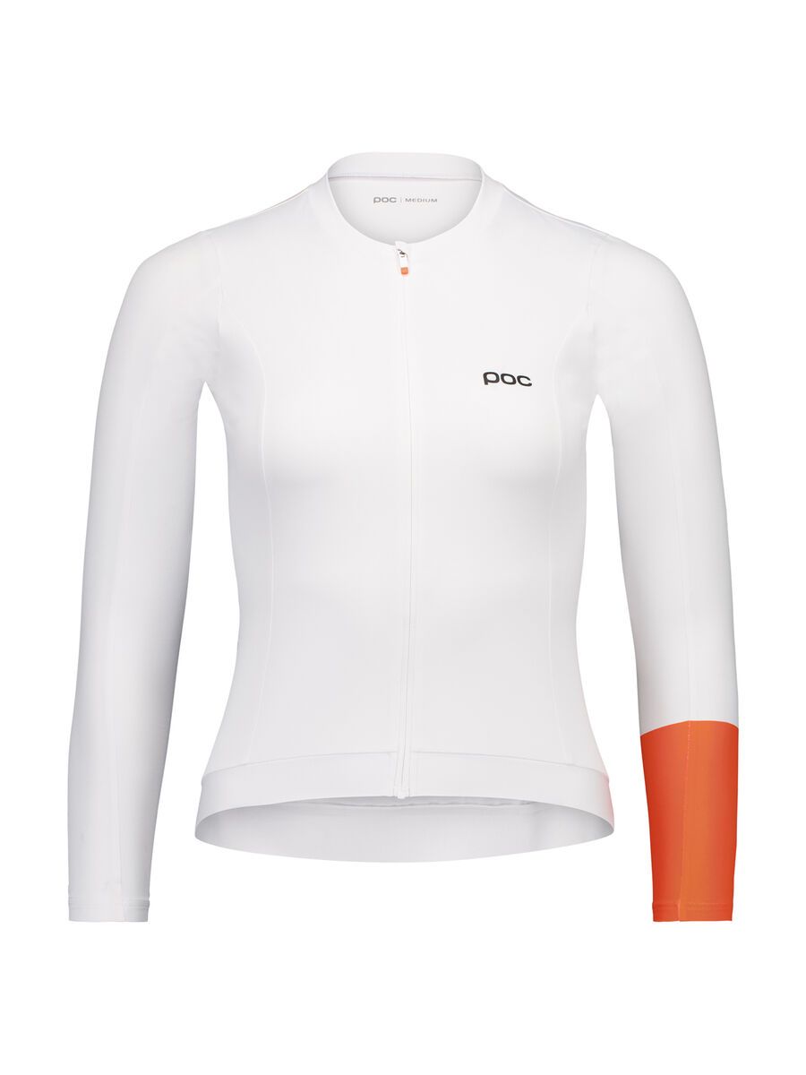 POC W's Cadence Long Sleeve Jersey, hydrogen white - Bild 1