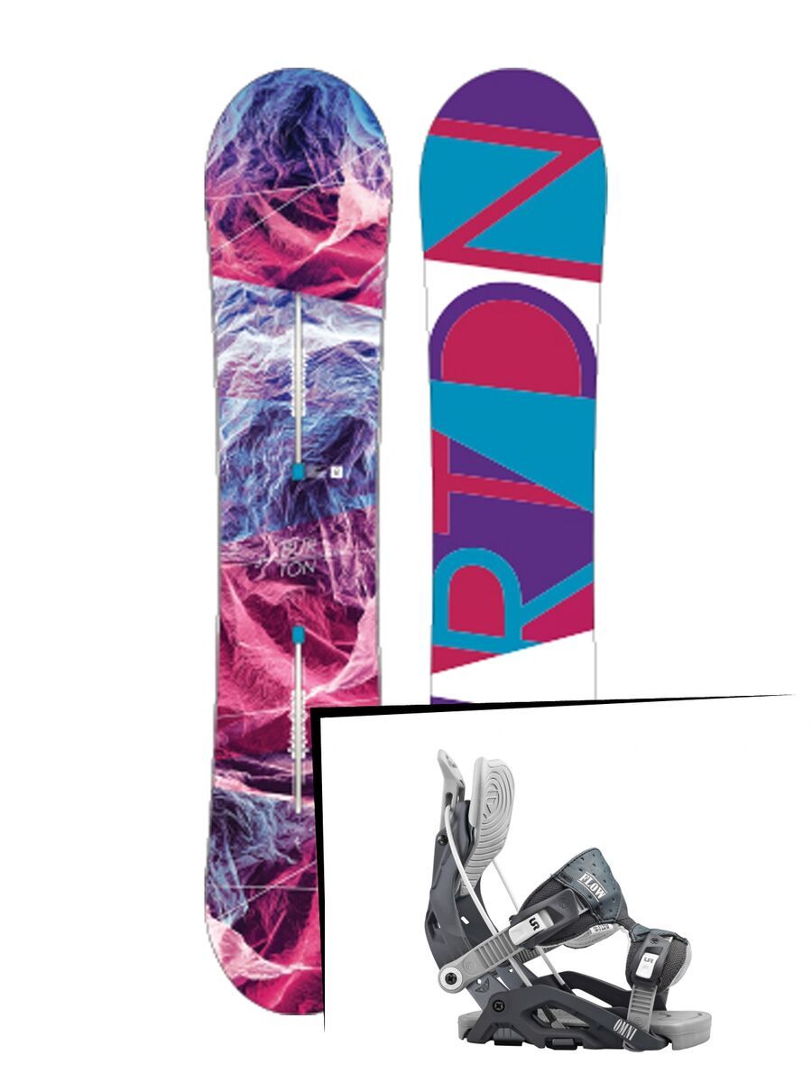 Set: Burton Feelgood Flying V 2017 + Flow Omni (1513199S) - Bild 1