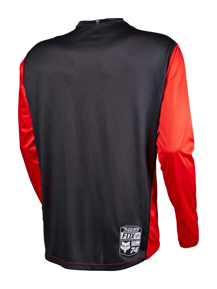 Fox Indicator LS Jersey, red black white - Bild 2