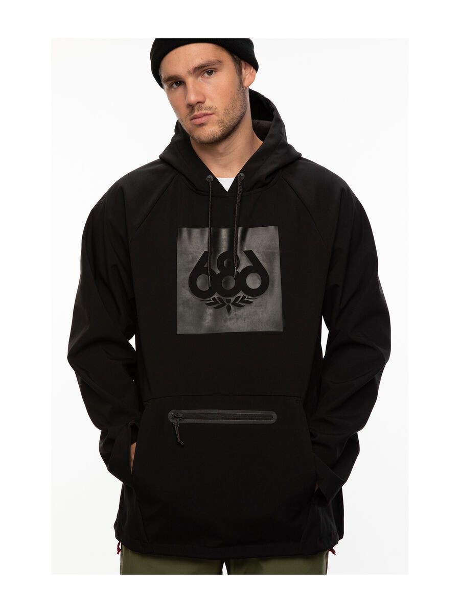 686 Men's Waterproof Hoody, black - Bild 3