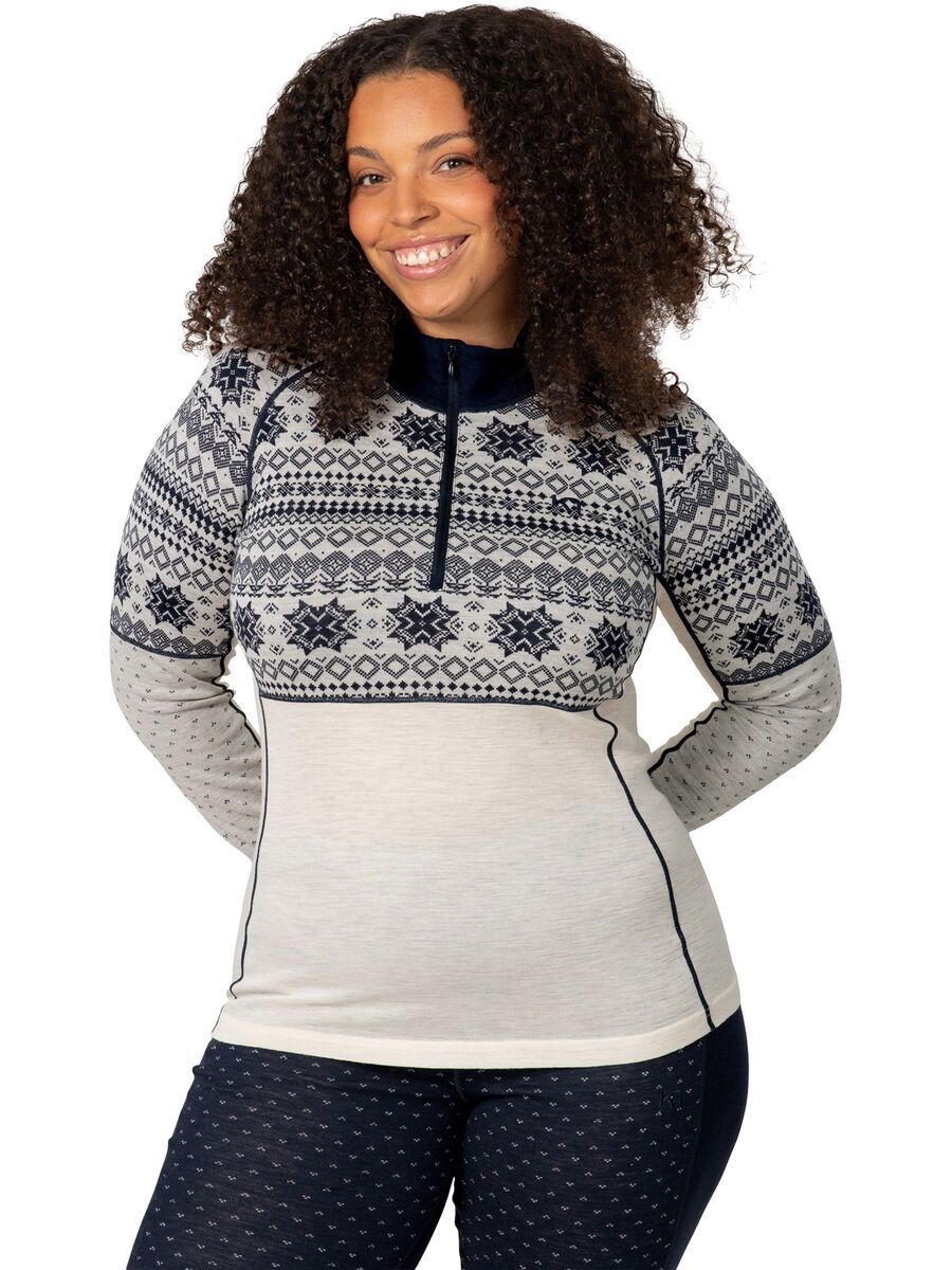Kari Traa Vilma Half Zip, off white - Bild 3